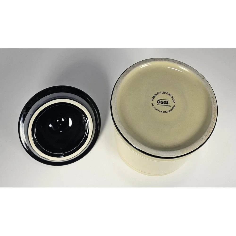 Oggi La Casa del Vino Dolce Rosso Canister With Lids